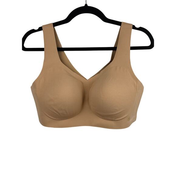Women’s Honey Love Beige Soft Wireless Bra Sz XL (38D/DD) - Picture 1 of 5